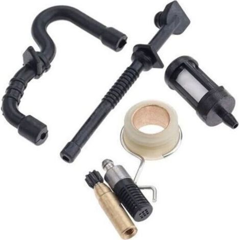 Kit entretien filtre à huile STIHL MS180/170 – 6 pièces, pompe, engrenage, tuyau carburant (1/5)