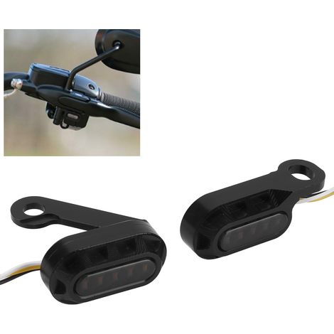 Modification des clignotants de moto, clignotant universel pour moto, feu de position, effet fumée noire (1/5)