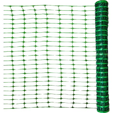 Horizont – Filet de chantier en PEHD 1 x 50 m – Protection et signalisation – Mailles 10 x 4 cm – Pour chantiers humides et clôtures