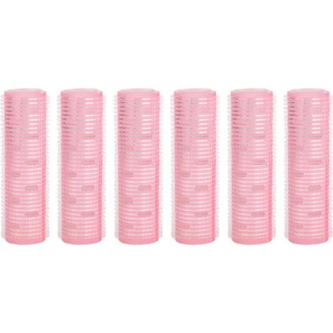 Lot de 6 bigoudis thermiques en aluminium pour extensions de cheveux, outils de coiffure pour frange et cheveux mi-longs et courts. (1/5)