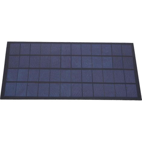 Chargeur solaire époxy 12 V 7 W à haut rendement pour lampes de jardin, lampes torches et jouets