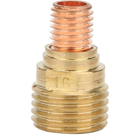 Lentille à gaz, corps de pince avec cuivre, corps de pince à lentille à gaz pour torche de soudage 45V43 WP-9/20/25 1,6 mm 1/16"(1PCS) (1/5)