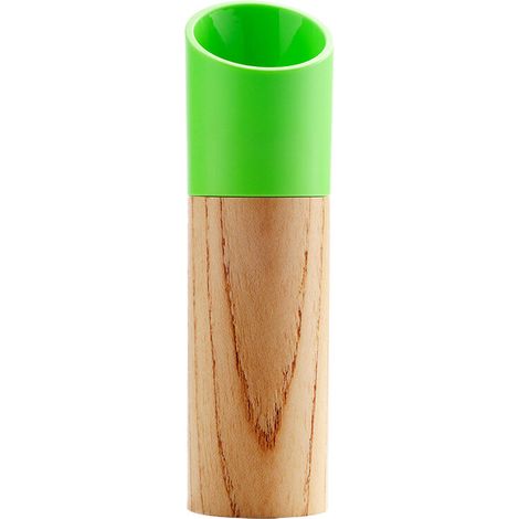 Wooden Black Pepper Powder Abrader with Adjustable Coarse（Green）