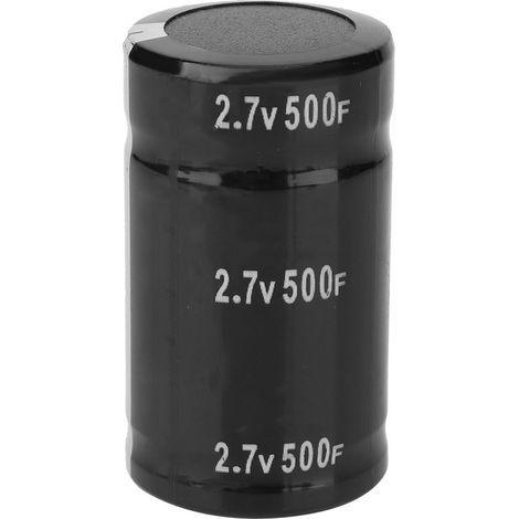 6 condensateurs super farad auto 2,7 V 500 F 35 x 60 mm pour véhicule (1/5)
