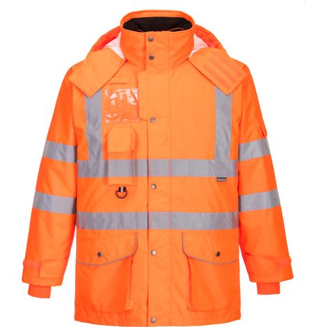 Parka Traffic Hv 7-en-1 Haute Visibilité Modulaire - Portwest (1/5)