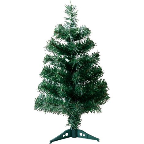 Künstlicher Weihnachtsbaum, 45 cm große grüne Kiefer mit klappbarem Ständer, kleiner Tisch-Tannenbaum, ideal für Partys zu Hause oder im Büro. (1/4)