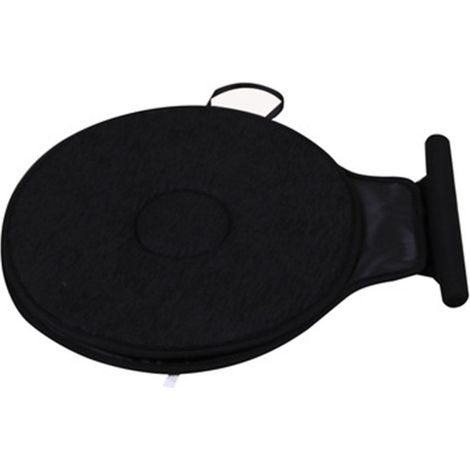 Coussin de siège pivotant et amovible, fin et flexible, pour conducteurs âgés et enceintes [gratuit] Anneau noir (1/5)