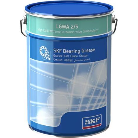 Graisse Complexe de lithium, Huile minérale SKF LGWA 2, Boîte de 5 kg ( Prix pour 1 )