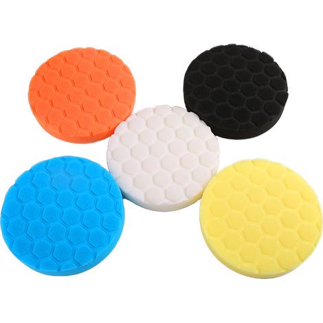 Lot de 5 bonnets pour polisseuse - 150 mm