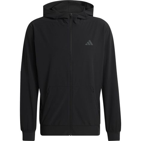 Felpa con cappuccio ibrida da uomo Adidas D4T nera KA4821 taglia XXL (1/5)