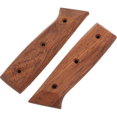 Poignée de Couteau pour Couteaux Cuisine Remplacement Ergonomique en Bois Massif 2 Pièces Confort Amélioré et Large Compatibilité pour Usage Domestique (1/5)