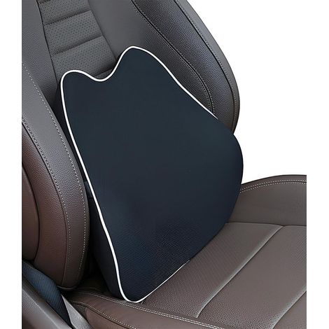 Coussin lombaire ergonomique pour voiture et bureau – Mousse à mémoire de forme – Revêtement en maille respirante – Sangles réglables antidérapantes (1/5)