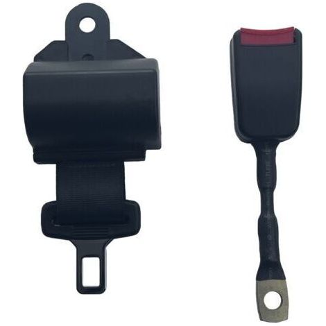 Fournitures automobiles, enrouleur télescopique automatique, ceinture de sécurité à deux points pour chariot élévateur, base optionnelle fixée à vis