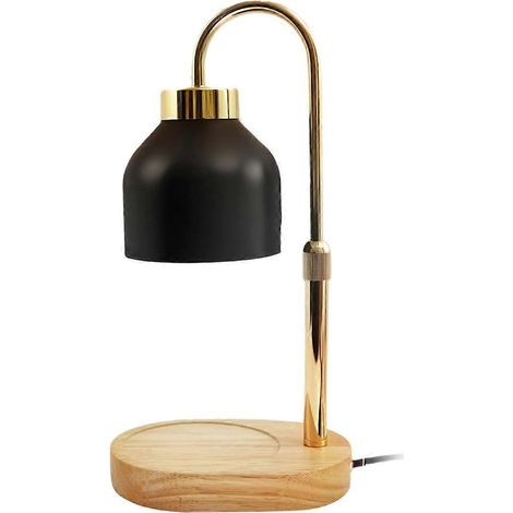 Lampe chauffe-bougie électrique à hauteur et luminosité réglables, idéale pour la chambre et la maison (prise UE). (1/5)