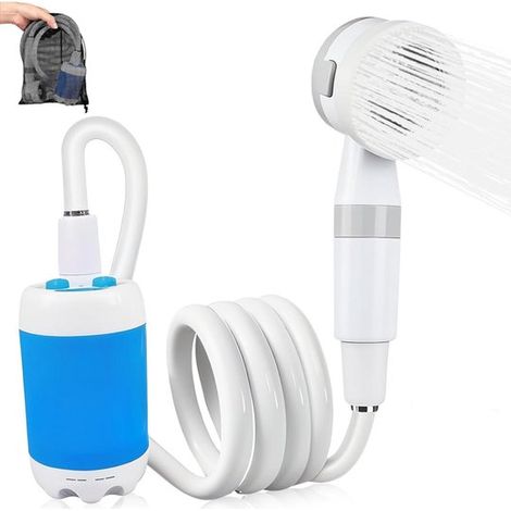 Campingdusche Tragbare Campingdusche Tragbare Dusche mit Lithium-Akku 5000 mAh Mobile Dusche Außendusche Gartendusche Tragbare Dusche Reisedusche 2 (1/5)