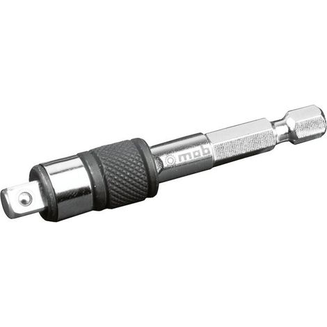 Adaptateur 2 en 1 porte-embout et porte-douilles 1/4" – Acier allié au Chrome Vanadium Manganèse – MOB (1/4)