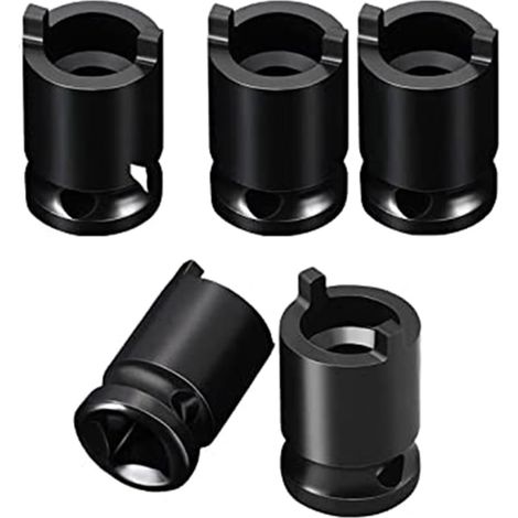 Clé à Douille pour Meuleuse D'Angle 5 PièCes, Manchon de Retrait de Plaque de Pression pour Meuleuse D'Angle, Adaptateur de Clé à Douille pour Meuleuse D'Angle en Acier (1/3)