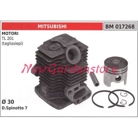 Cilindro pistone segmenti MITSUBISHI motore tagliasiepe TL 201 017268