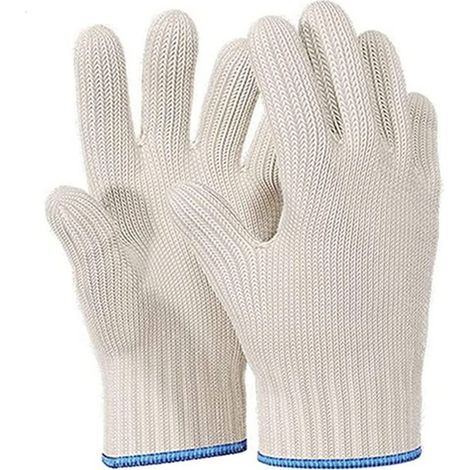Hitzebeständige Küchenhandschuhe für den Innen- und Außenbereich. Hitzeschutzhandschuhe zum Kochen, Backen, Hantieren mit Töpfen und Pfannen sowie zum Grillen. (1/5)