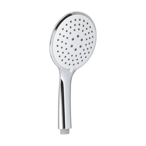 Soffione doccia bianco cromato