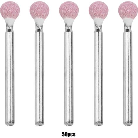 Ortviai Embouts de meulage céramique sphériques 3 × 6 mm – Lot de 50 pièces pour outils rotatifs (1/5)