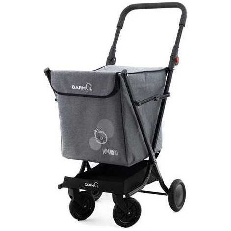 Carro compra GARMOL minijumbo jasp c-800 gris 48 litros