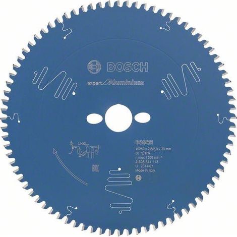 Kreissägeblatt AD 260mm Z.80 HLTCG Bohr.30mm Schnitt-B.2,8mm HM BOSCH