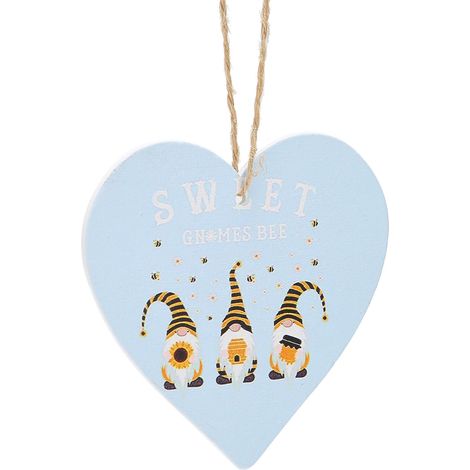 Pendentif cœur en bois, copeaux de bois, bricolage pour décoration de mariage, bleu (1/5)