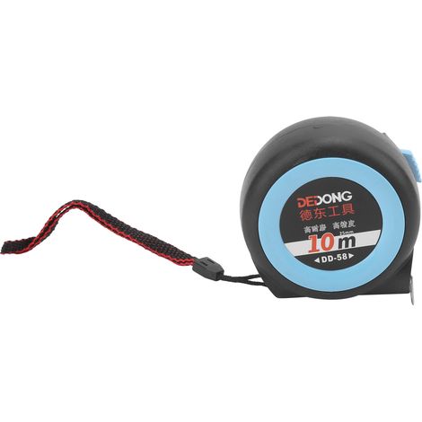 Ruban à mesurer 10m x 25mm, mètre ruban rétractable rigide 32,8ft, blocage précis, outil de chantier et menuiserie, mesure fiable pour bricolage, construction. (1/5)