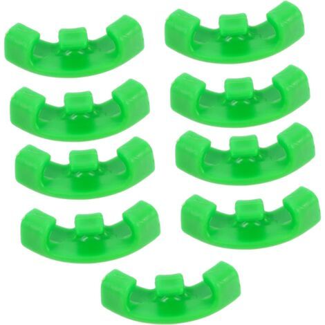 2 Ensembles Cintreuse De Plantes Jardinière Suspendue Liens Végétaux Pinces À Plantes pour Plantes Grimpantes Attaches De Câble Filet Végétal Pôle Plastique Green 10 Pièces 2 (1/5)
