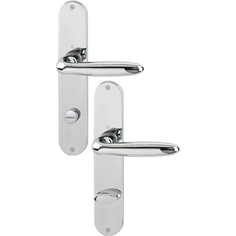 HOPPE® Drückergarnitur mit Langschild Verona M151/302, Messing, 2803755