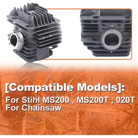 Pour Stihl MS200, MS200T, 020T pour tronçonneuse, kit de piston de cylindre de 40 mm, 1129 020 1201, 11290201202 (1/5)