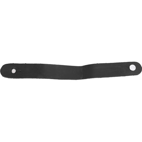Sangle pour guitare électrique en microfibre noire avec crochet en cuir pour basse (1/5)