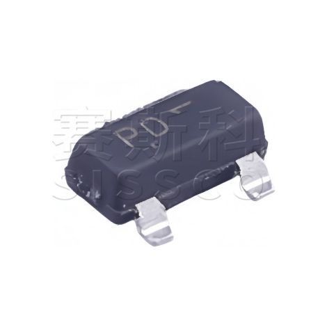 ON Semiconductor BSS84 PD P-channel MOSFET SOT-23-3 screen-printed, supplied as electronic component chips, 5 units per package.