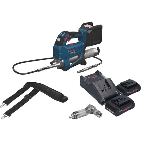 Pompe à graisse sans fil Bosch GFP 18V-10 18 V 10 000 psi + 2 batteries ProCORE 4,0 Ah + chargeur (1/5)