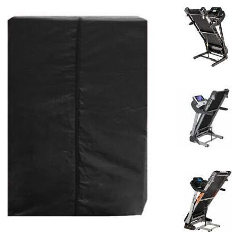 bâche pour voiture,Housse de Tapis de Course Pliable, Housse Anti poussière Pliable pour Tapis de Course 210D Coupe-Vent, imperméable à la Pluie, bâche en Tissu Oxford,95×75×160cm,noir (1/5)