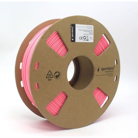 GEMBIRD FILAMENTO, PLA ROSA, 1,75 MM, 1 KG