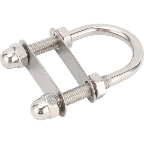 Boulons en U marins en acier inoxydable 316 poli miroir, accessoires pour bateaux et yachts, M10x95x45mm (1/5)