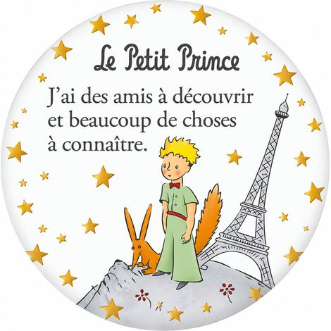 Magnet Le Petit Prince citation amis 5,5 cm (1/2)