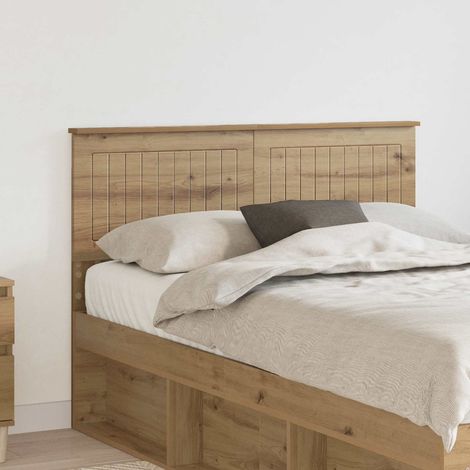 vidaXL Headboard Artisan Oak Engineered wood (1/5)