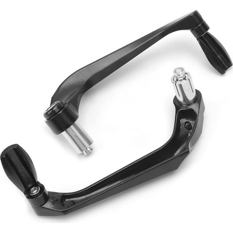 Leviers de Frein et d'embrayage de Moto Noirs Universels, Protection de Guidon pour 0,9 Pouces de Diamètre, Aluminium Durable, Installation Facile, Accessoire de Moto Essentiel pour une (1/5)