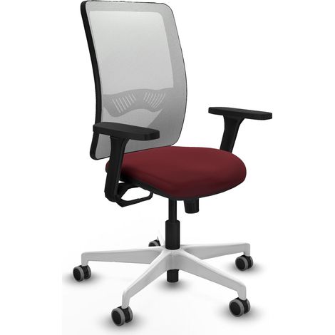 Sedia da ufficio piqueras y crespo Zulema bianco braccioli 3D (1/2)