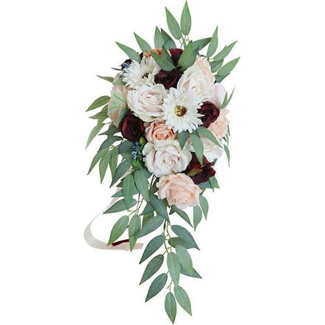 Künstliche Blumensträuße, künstliche Wassertropfenblumen, Ornament-Lieferung (1/5)