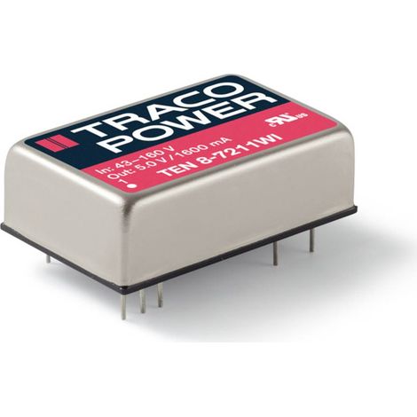 TracoPower TEN 8-2411WI Convertitore DC/DC da circuito stampato 12 V/DC 5 V/DC 1.5 A 8 W Num. uscite: 1 x Contenuto 1 p (1/4)
