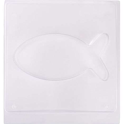 Moule en plastique PET Poisson grand 25x12,5x4 cm transparent 36084000 (1/4)