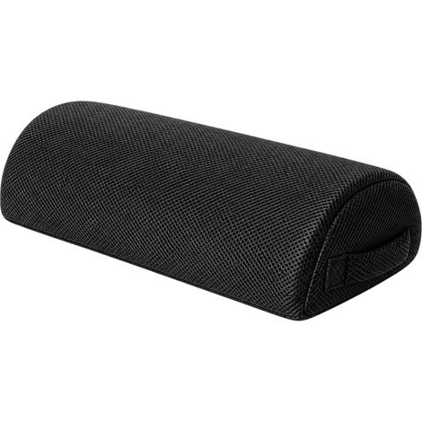 Repose Pieds Ergonomique - 1 Unité - Mousse Mémoire Forme - Support Antidérapant - Bureau Maison Voyage - Gris (1/5)