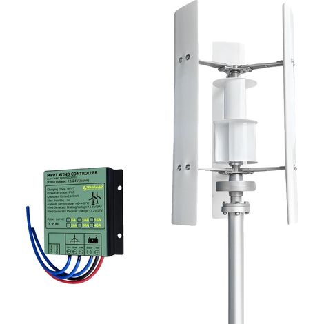 Générateur éolien, haute efficacité, design durable, contrôleur hybride MPPT, Contrôleur MPPT gratuit, 3000W, 24V