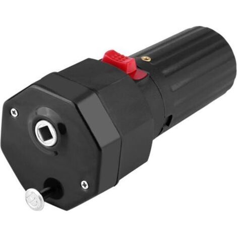 1.5V Barbecue Moteur (À Piles) Noir Électrique Barbecue Grill Moteur Rôti Support Accessoire, Taille du trou 6X6MM (1/4)