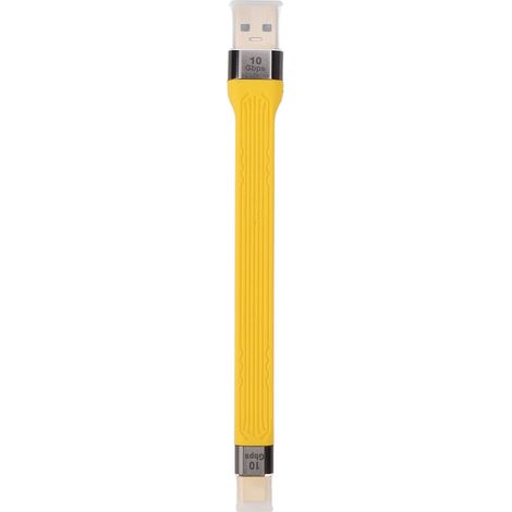 Câble flexible FPC 10 Gbit/s, charge rapide 100 W 5 A, pour projection sur écran, compatible avec Huawei et Xiaomi (câbles flexibles C vers A mâles). (1/5)