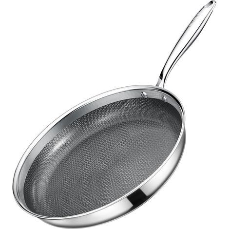 Non-Stick 3-Layer Stainless Steel Frying Pan (1/5)